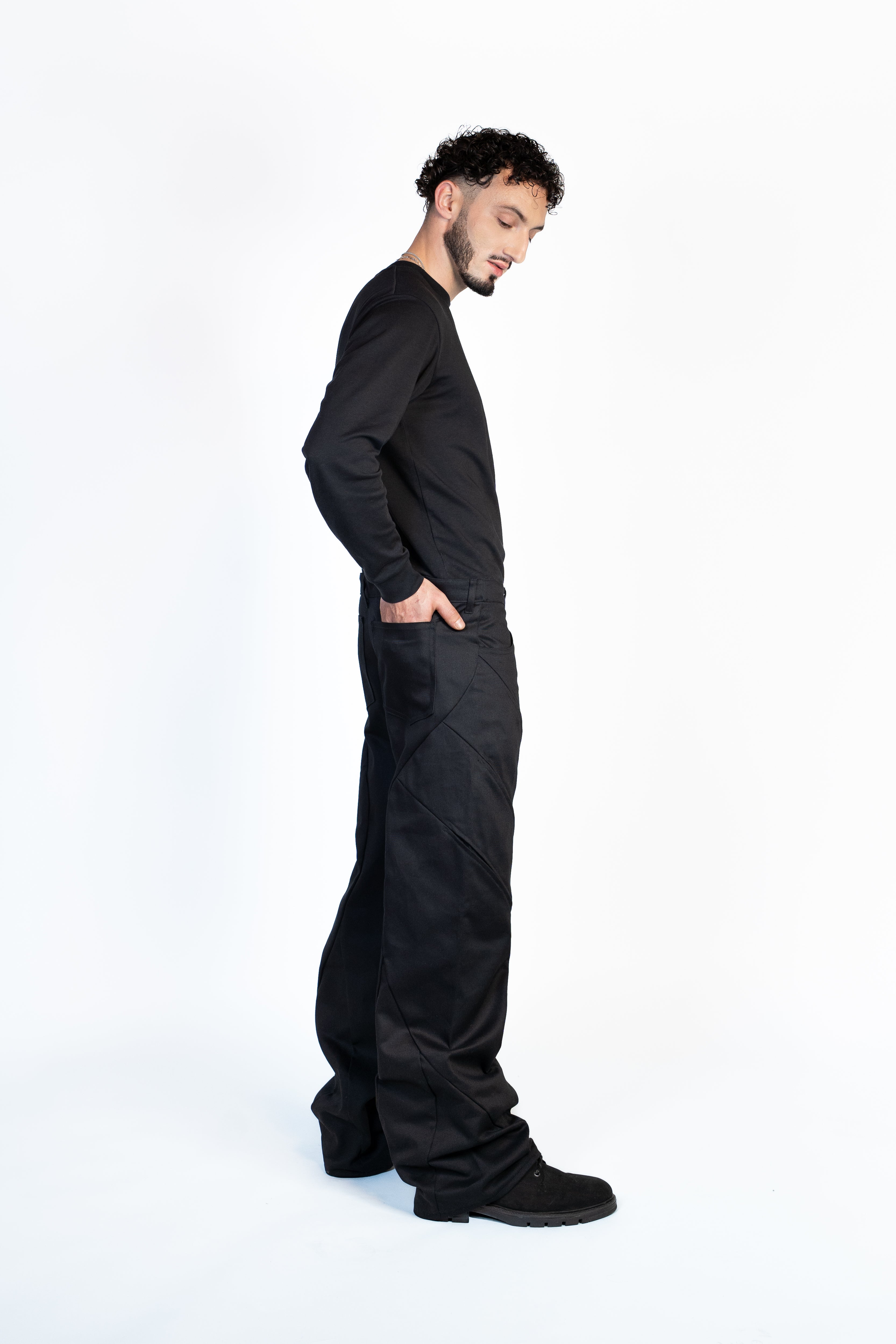 SLIT-POCKET PANTS